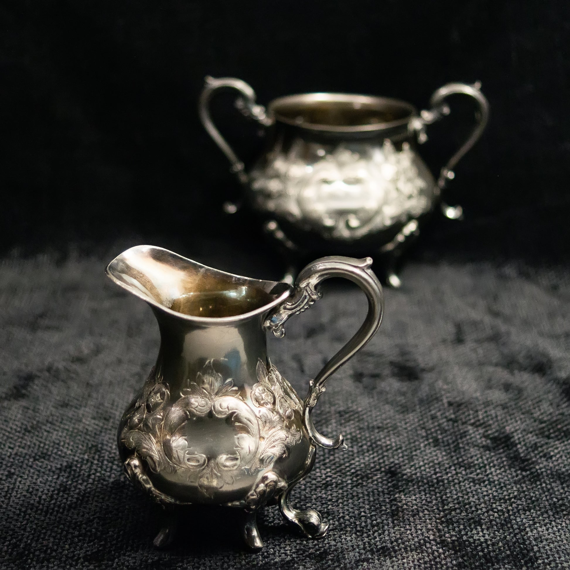 English silver plated milk jug