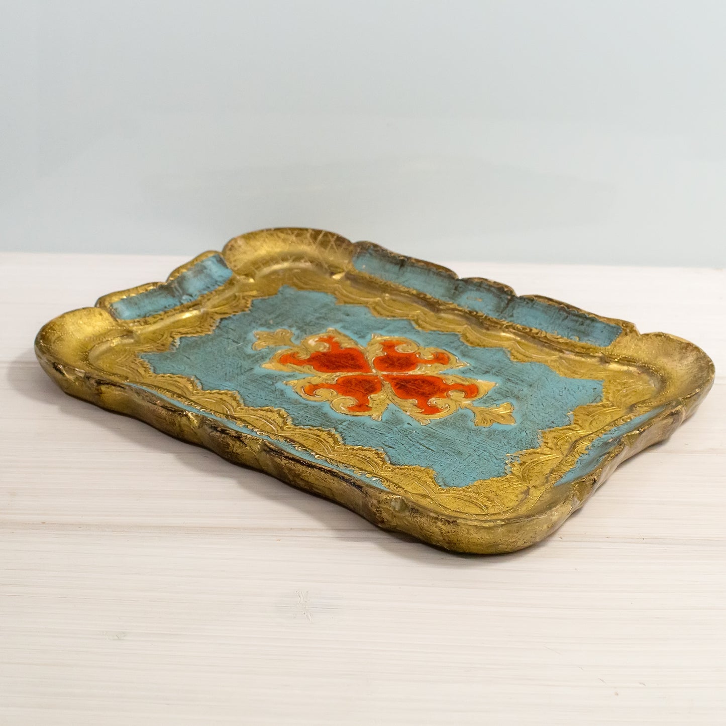 small Florentine vintage tray