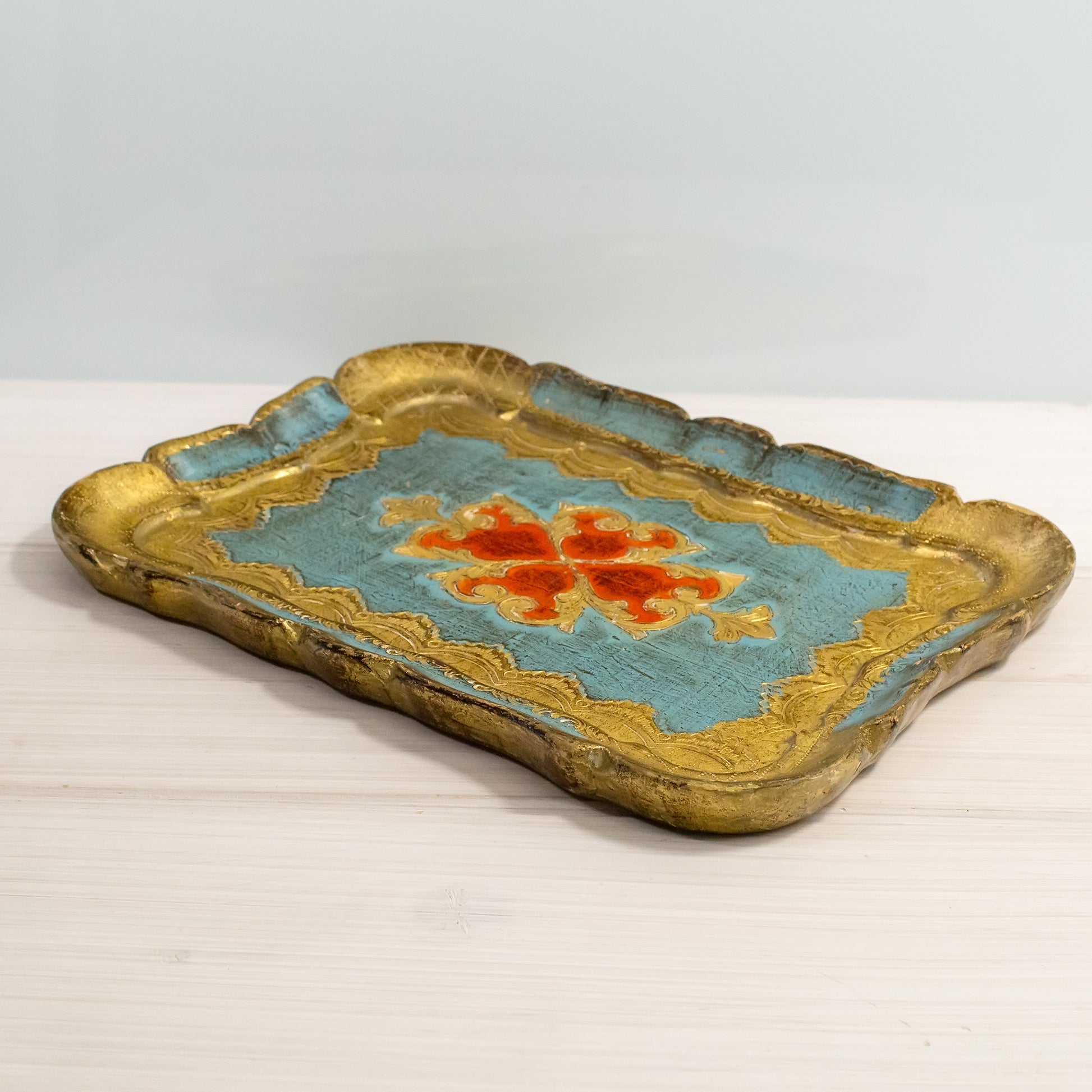 small Florentine vintage tray