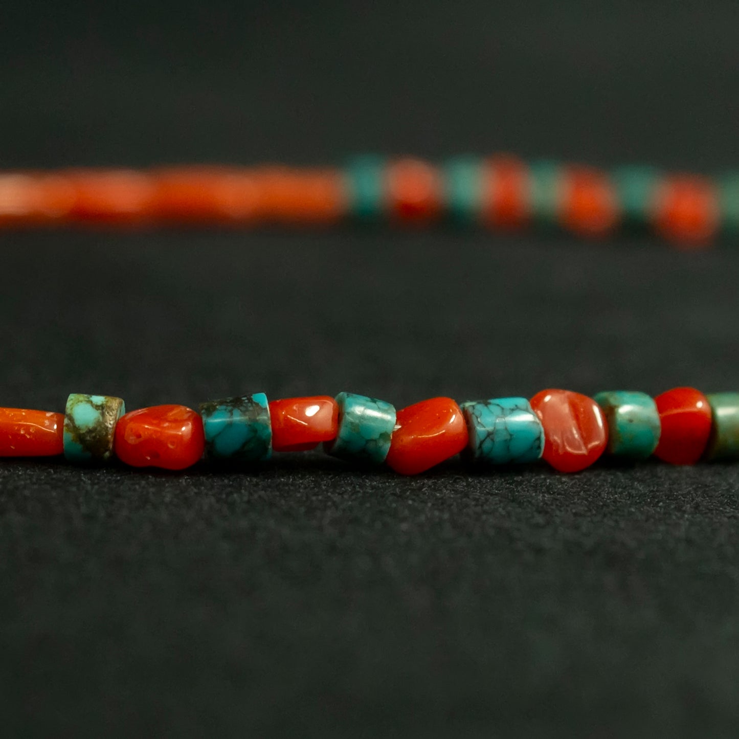 Coral & turquoise necklace