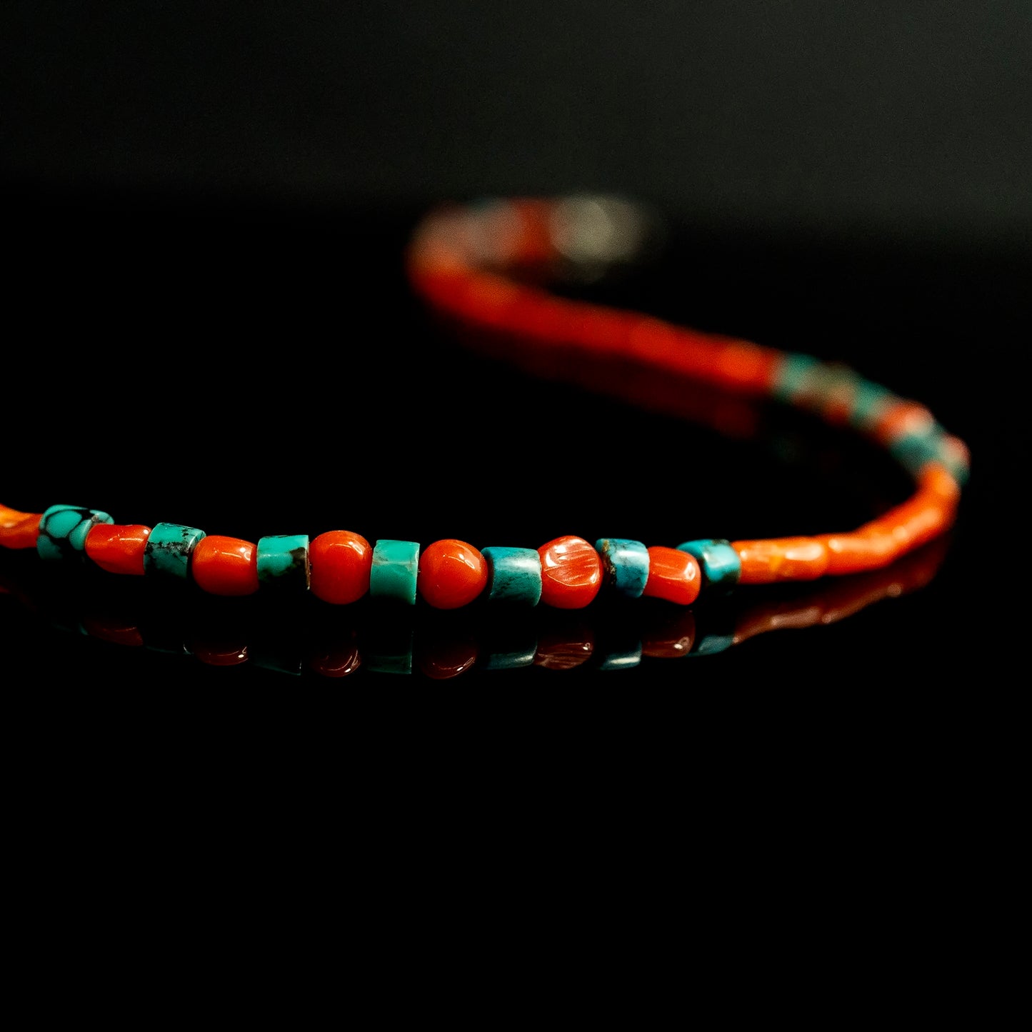 Coral & turquoise necklace