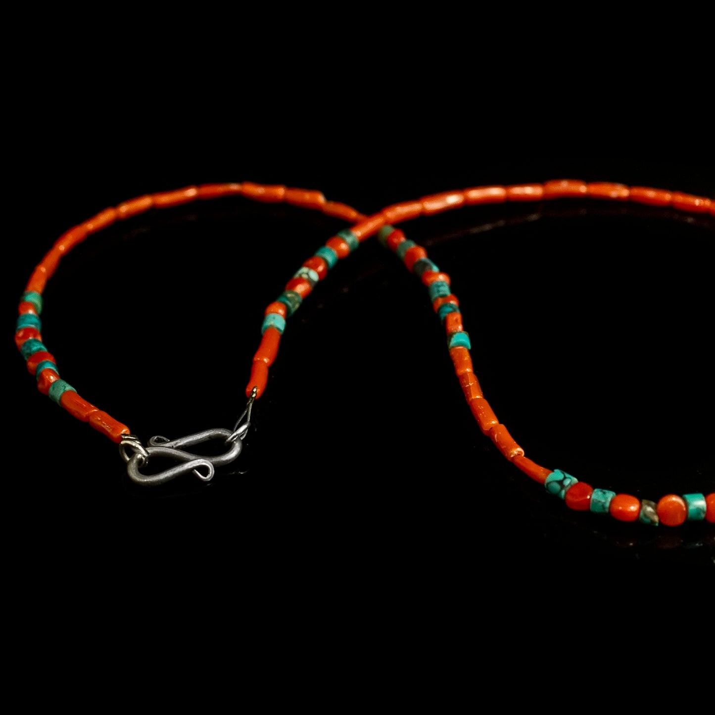 Coral & turquoise necklace