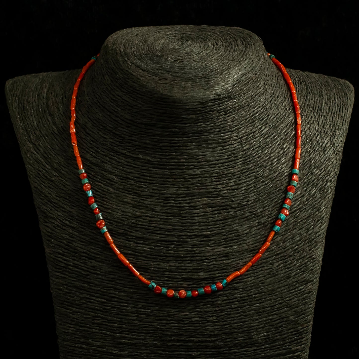Coral & turquoise necklace