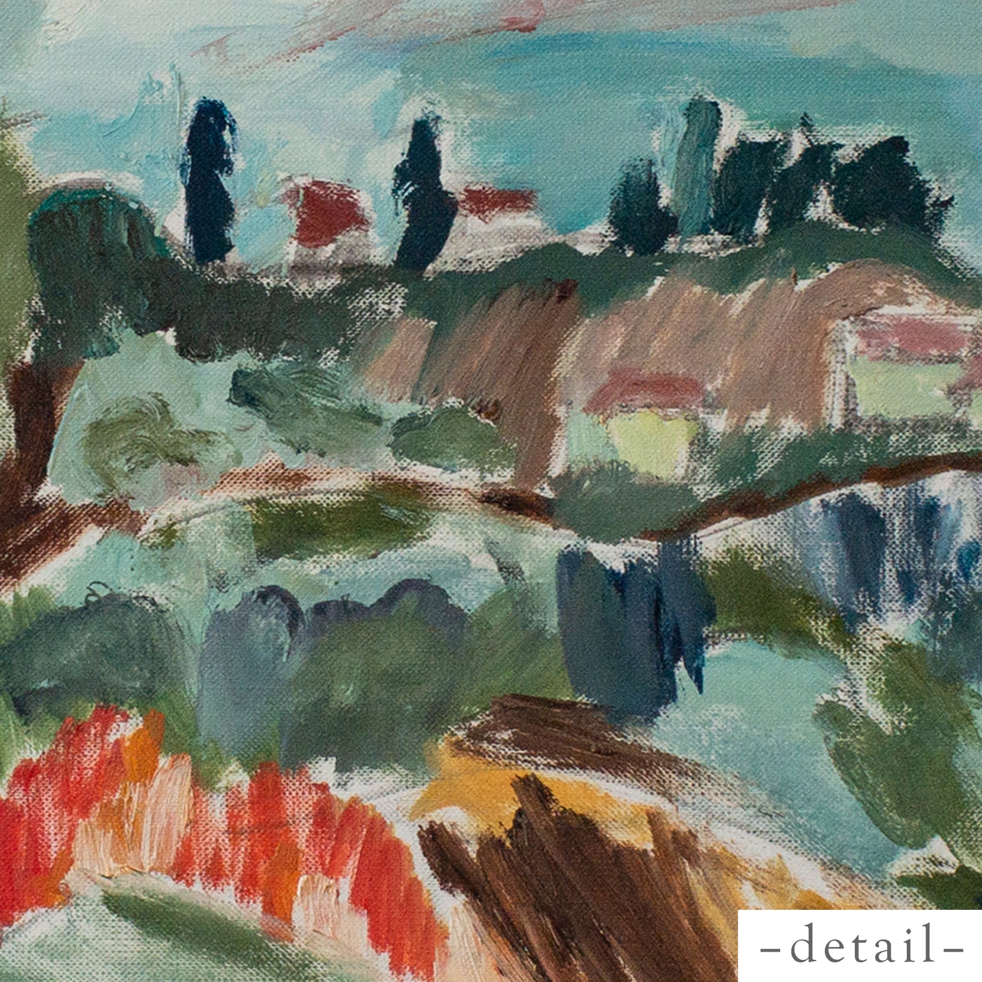 Katia Demyanova landscape painting detail