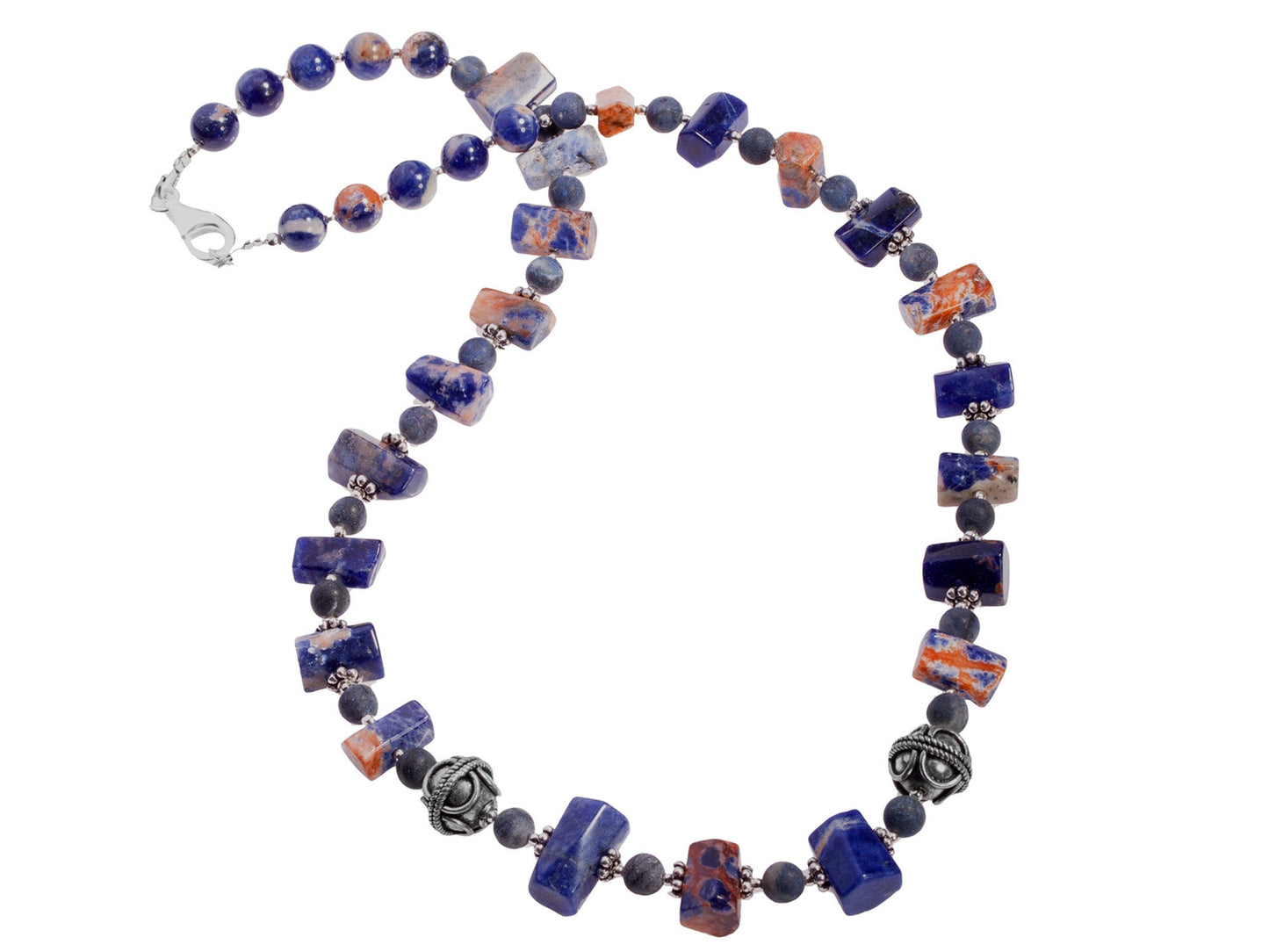 Sodalite & silver