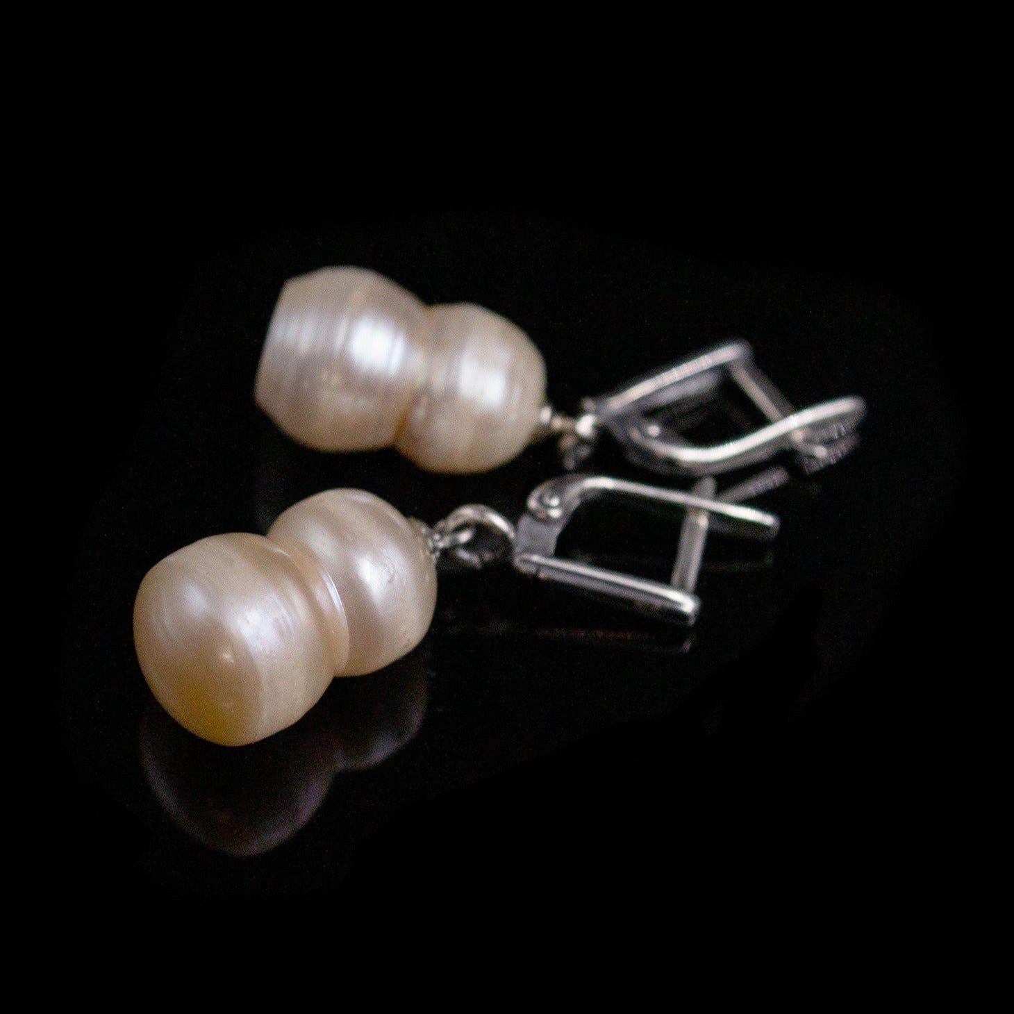 Pearl earrings