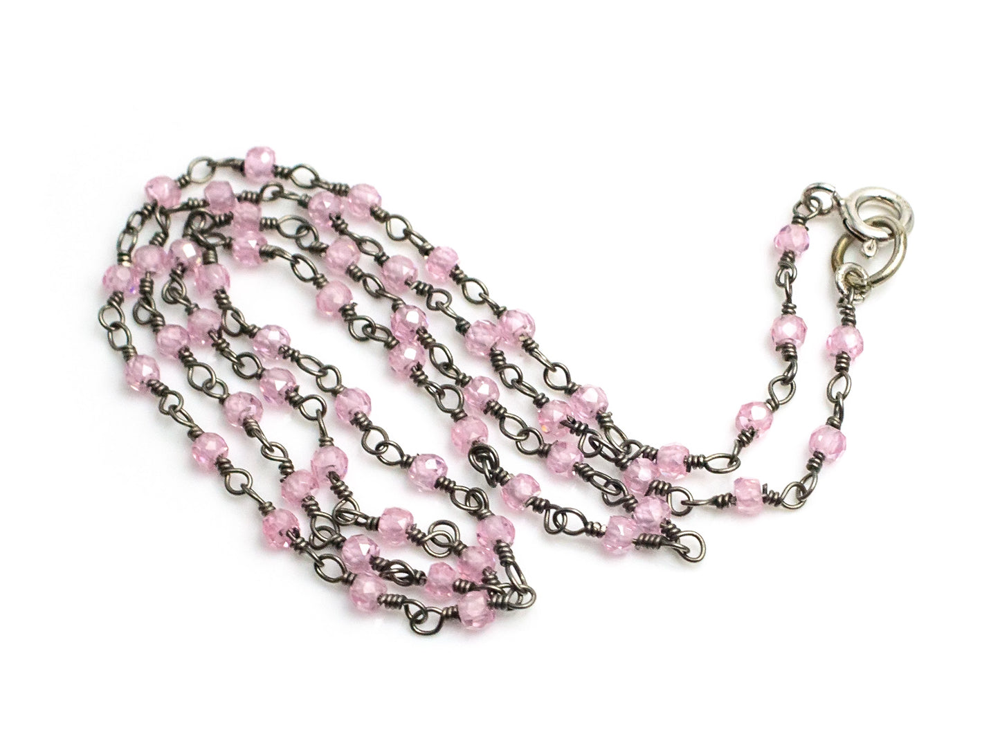 Rose quartz chain