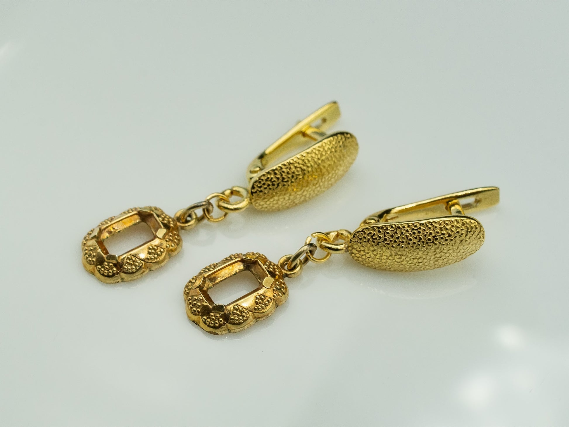 Gold-plated earrings