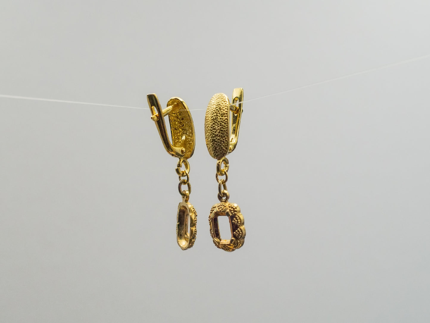 Gold-plated earrings