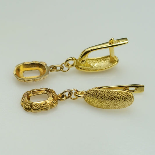 Gold-plated earrings