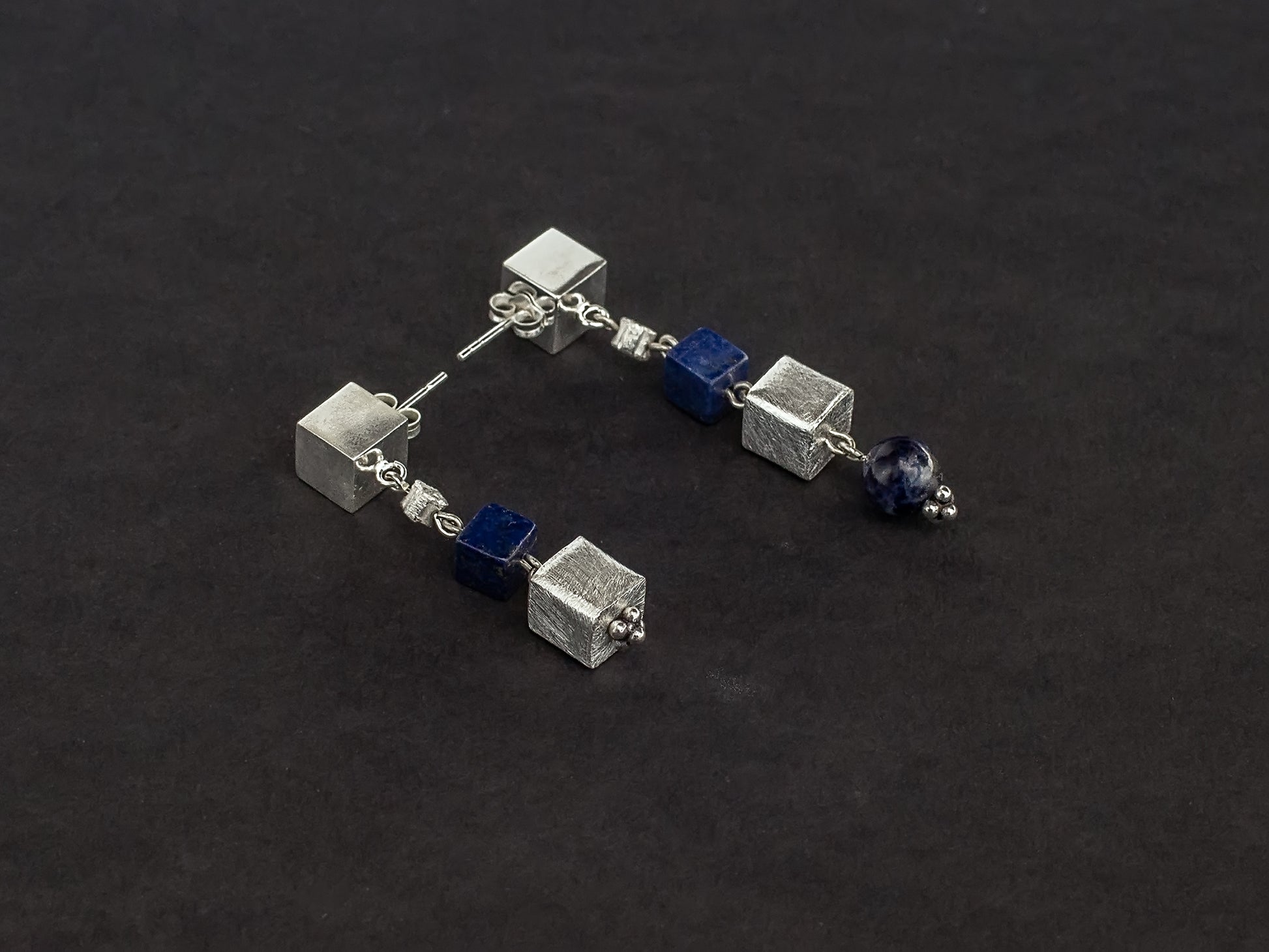 Blue lapis earrings