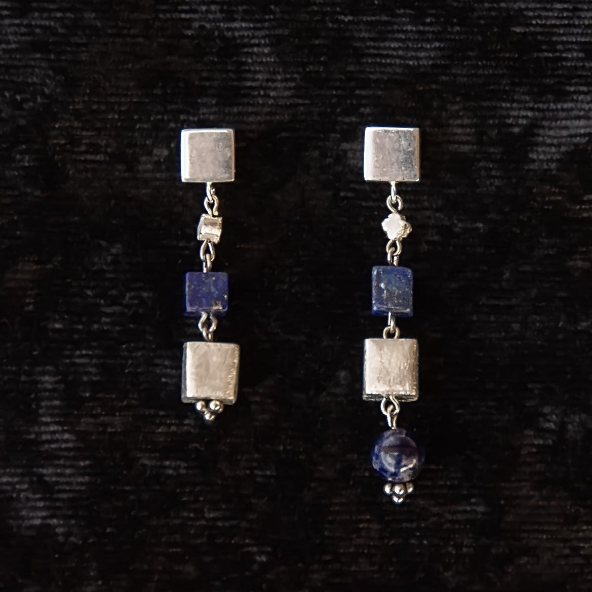 Blue lapis earrings