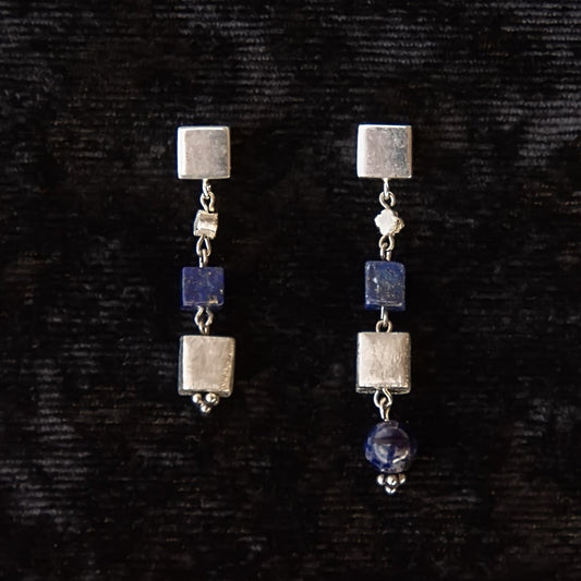 Blue lapis earrings