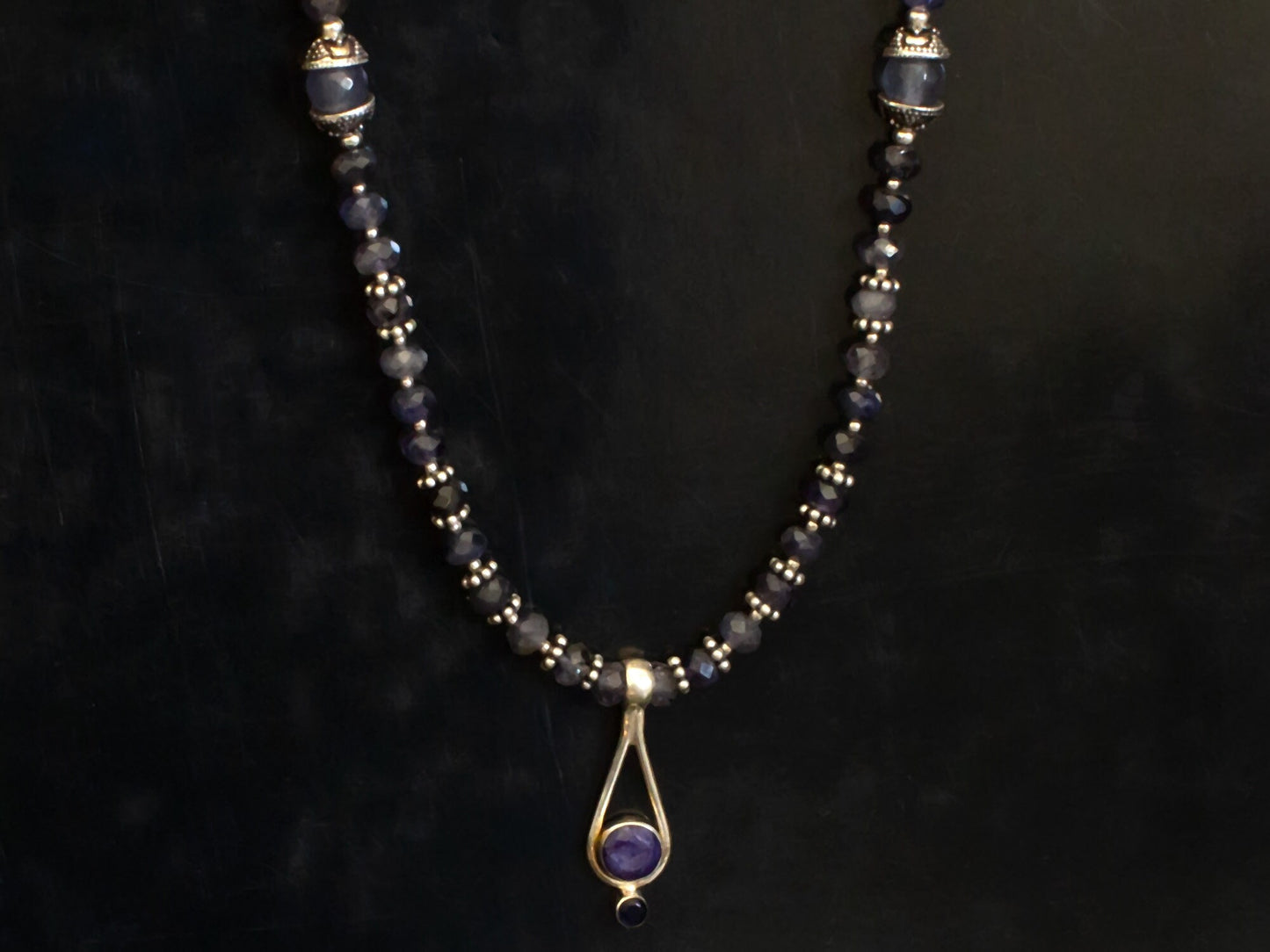 Sapphire necklace