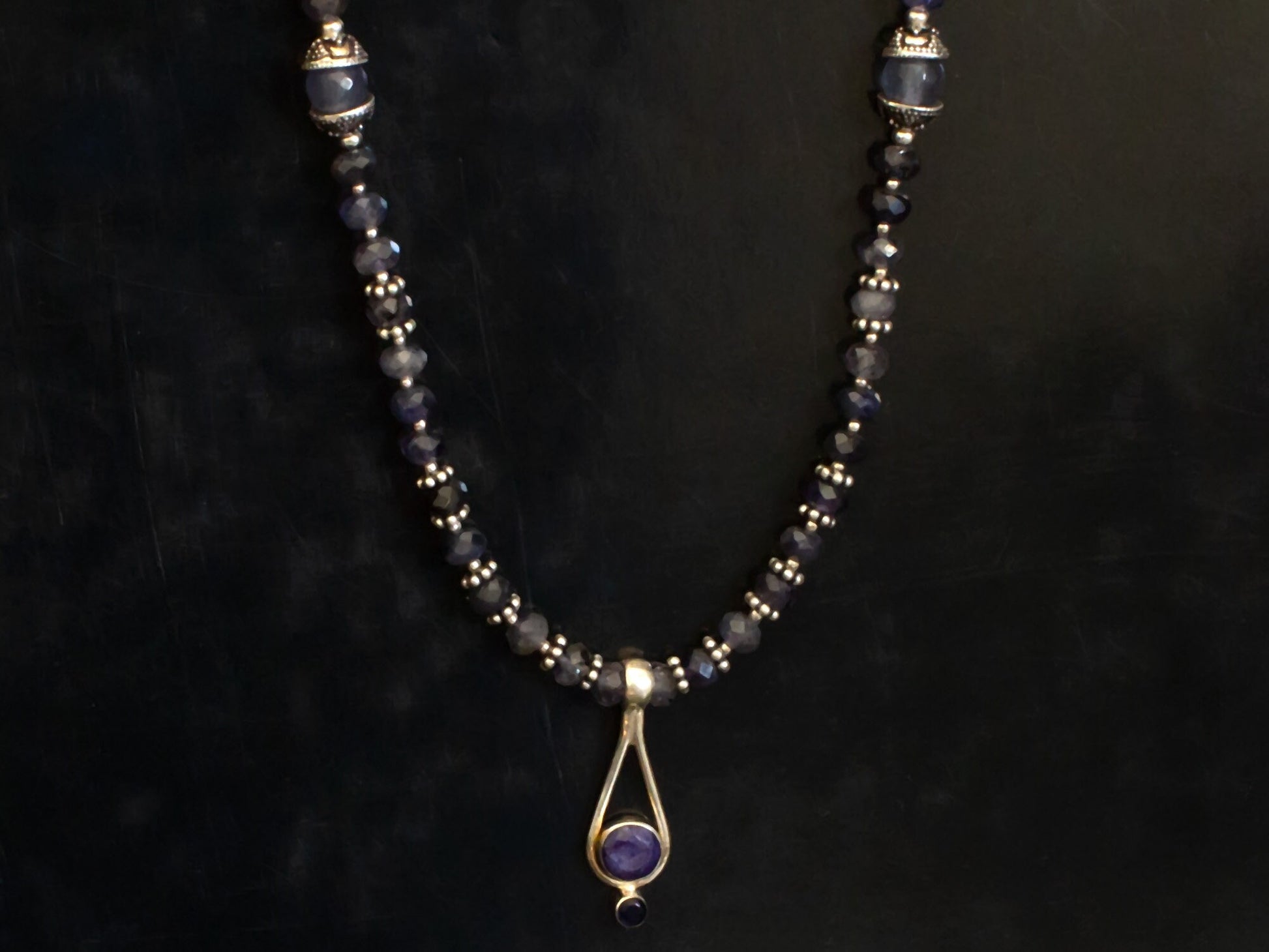 Sapphire necklace